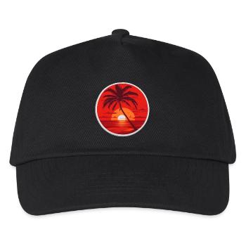 Sunset - Kids’ Baseball Cap - black - Front