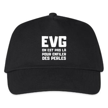 EVG, équipe du marié, futur marié - Casquette de baseball Enfant - noir - Devant