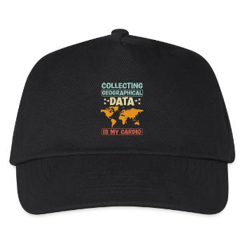 Conception cartographique - Casquette de baseball Enfant - noir - Devant