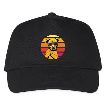 Sunhound Retro Shade - Kids’ Baseball Cap - black - Front