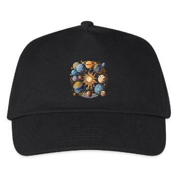 Système Solaire - Casquette de baseball Enfant - noir - Devant