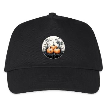 Kürbisse Halloween - Kinder Basecap - Schwarz - Vorne