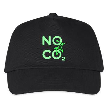 Environnementaliste Co2 Déclaration environnementale Terre Nature - Casquette de baseball Enfant - noir - Devant