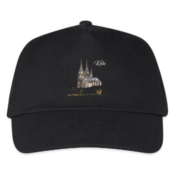 Köln - Kinder Basecap - Schwarz - Vorne