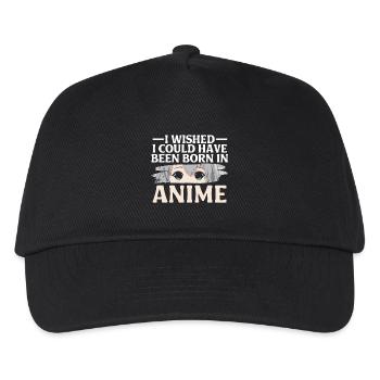 Anime Serien Design - Kinder Basecap - Schwarz - Vorne