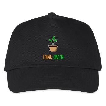 Tree Statement Environment Earth Nature Conservation Nature - Kids’ Baseball Cap - black - Front