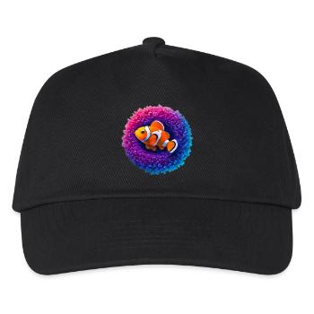 Clownfische und Anemonen - Kinder Basecap - Schwarz - Vorne