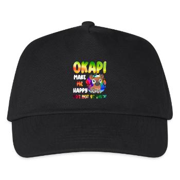 Okapi : Les Gardiens de la forêt - Casquette de baseball Enfant - noir - Devant