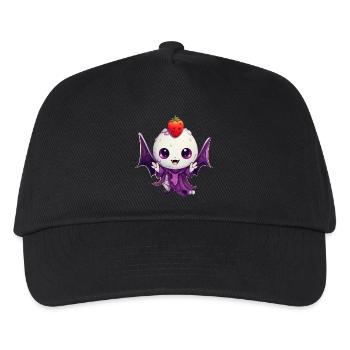 La guimauve vampire kawaii rencontre la fraise - Casquette de baseball Enfant - noir - Devant