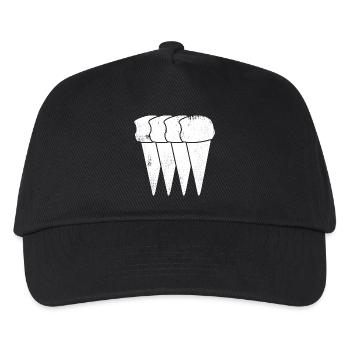 Ice cream cones - Kids’ Baseball Cap - black - Front