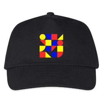 forme, géométrie, art, Bauhaus - Casquette de baseball Enfant - noir - Devant