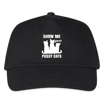 Préféré Animal Cat Statement Pets Pet - Casquette de baseball Enfant - noir - Devant