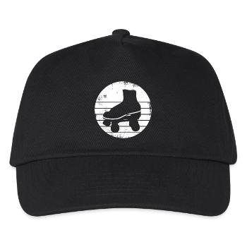 Roller Skates Drawing - Kids’ Baseball Cap - black - Front