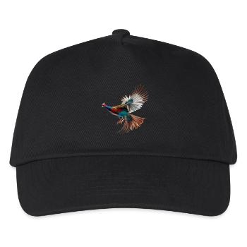 Pheasant Gift Bird Nature Animal Partridge Quail - Kids’ Baseball Cap - black - Front