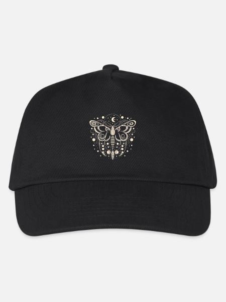 Celestial Moth - Kinder Basecap - Schwarz