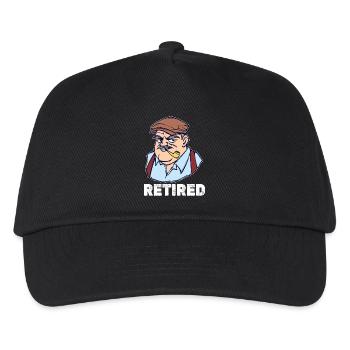 Retirement Saying Pensioner Retiree Leisure - Kids’ Baseball Cap - black - Front