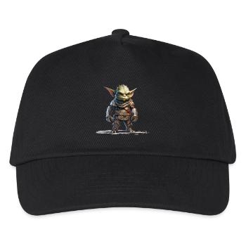 Goblin Leader Fantasy RPG Shirt - Kids’ Baseball Cap - black - Front