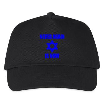 Never again is now - Kinder Basecap - Schwarz - Vorne