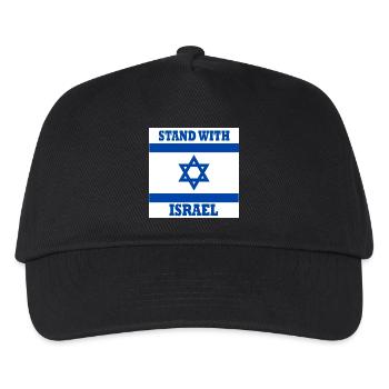 Stand with israel - Kids’ Baseball Cap - black - Front