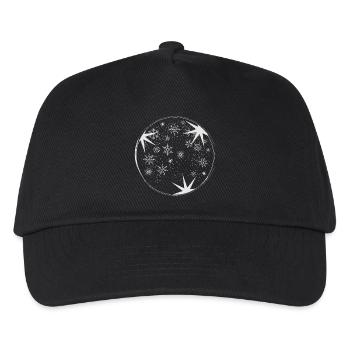 beautiful stars and snow for Christmas - Kids’ Baseball Cap - black - Front