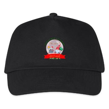 Weihnachtskalorien zählen nicht Kekse Rechner - Kinder Basecap - Schwarz - Vorne