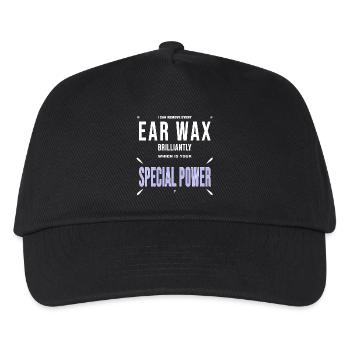 Ear Doctor Ears Earwax Gift Funny - Kids’ Baseball Cap - black - Front