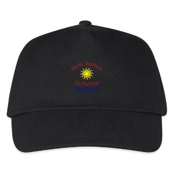Koh Samet Island Sun and Wave Design - Kids’ Baseball Cap - black - Front