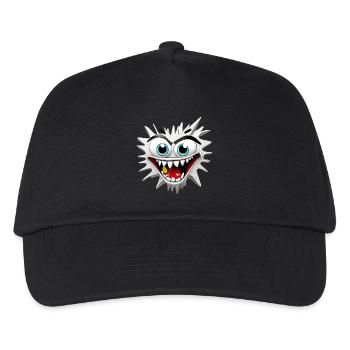 Scary and Delusional Monster Head - Kids’ Baseball Cap - black - Front