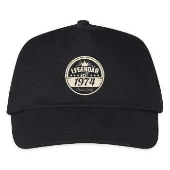 Legendär seit 1974 - Kinder Basecap - Schwarz - Vorne