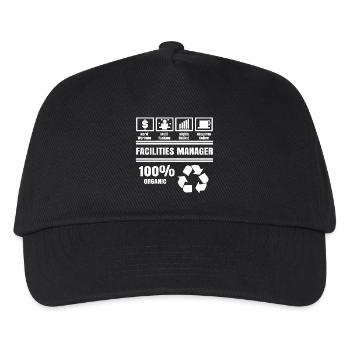 Manager Job Work Supervisor Career Statement - Kids’ Baseball Cap - black - Front