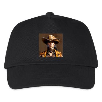 Ein neuer Sheriff ist in der Stadt - Kinder Basecap - Schwarz - Vorne