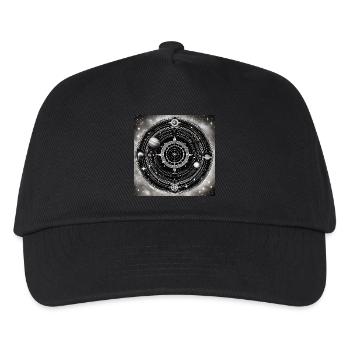 Black and White Universe of Darts - Kids’ Baseball Cap - black - Front