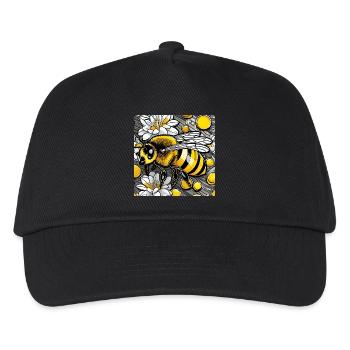 Cute Bee - Kids’ Baseball Cap - black - Front