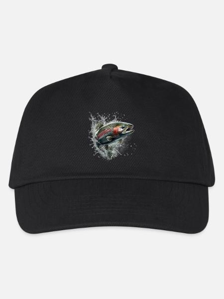 Forelle - Kinder Basecap - Schwarz