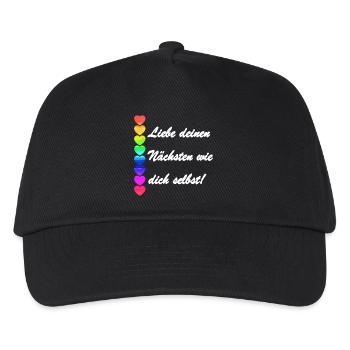 Charité 3 - Casquette de baseball Enfant - noir - Devant