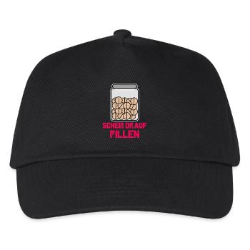 Je ne me soucie pas de l’attitude de déclaration - Casquette de baseball Enfant - noir - Devant