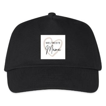 Weltbeste Mama - Kinder Basecap - Schwarz - Vorne