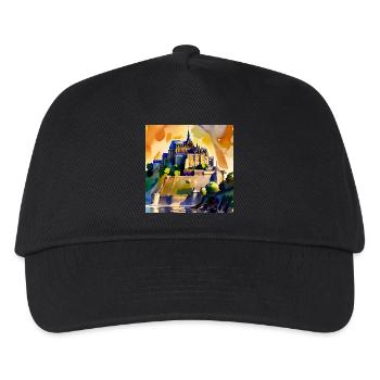 Mont Saint Michel - Watercolor - Kids’ Baseball Cap - black - Front