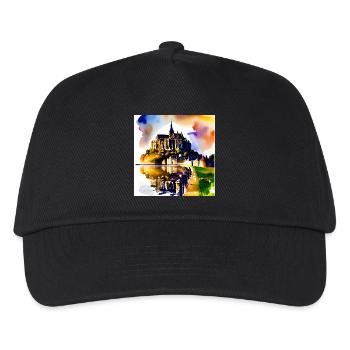 Mont Saint Michel, France - Kids’ Baseball Cap - black - Front