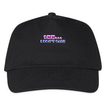 Chill statement doesn't matter I don't care - Kids’ Baseball Cap - black - Front