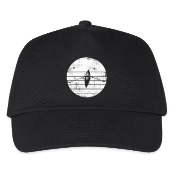 Dessin de bateau à rames - Casquette de baseball Enfant - noir - Devant