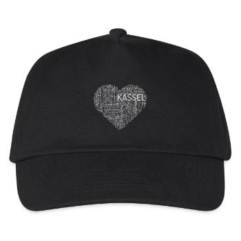 motiv_kassel_herz1 - Kids’ Baseball Cap - black - Front