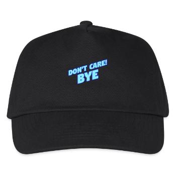 Drôle de déclaration, je m’en fous - Casquette de baseball Enfant - noir - Devant