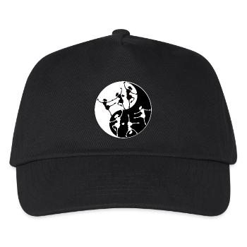 Ballett Tanzen Yin Yang - Kinder Basecap - Schwarz - Vorne