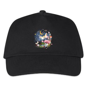 rare, exotic and native insects at night - Kids’ Baseball Cap - black - Front