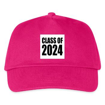 Class of 2024 - Kinder Basecap - Fuchsia - Vorne