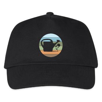 Watering Can Gardener Garden Love Flowers Plants - Kids’ Baseball Cap - black - Front