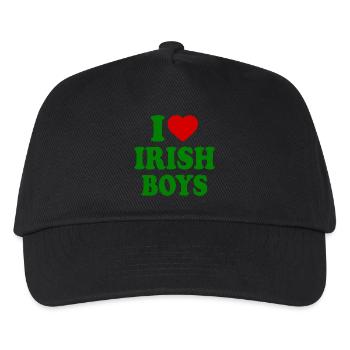 I love irish boys - Kinder Basecap - Schwarz - Vorne