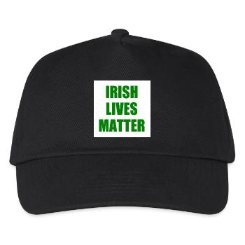 irish lives matter - Casquette de baseball Enfant - noir - Devant