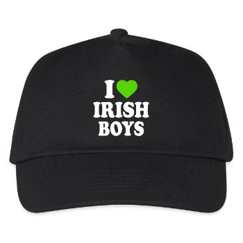 I love irish boys - Kinder Basecap - Schwarz - Vorne
